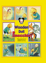 Wooden doll pinocchio
